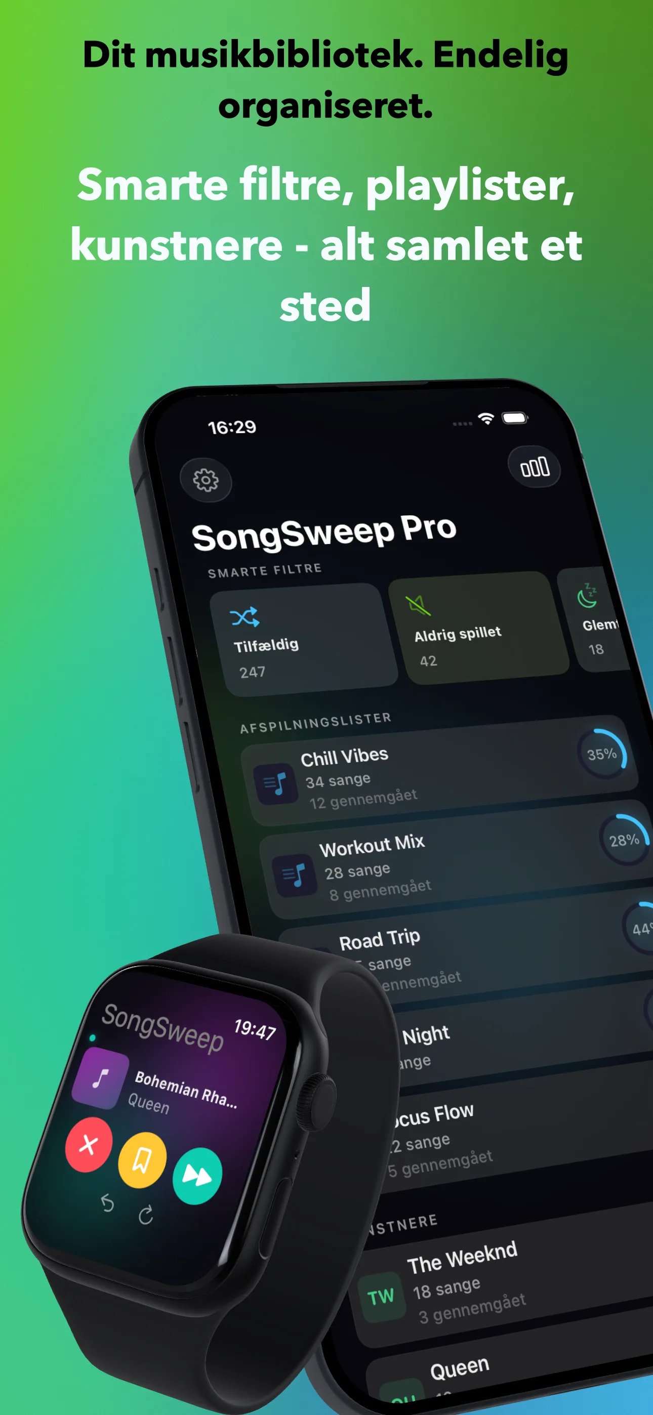 Dit musikbibliotek. Endelig organiseret.