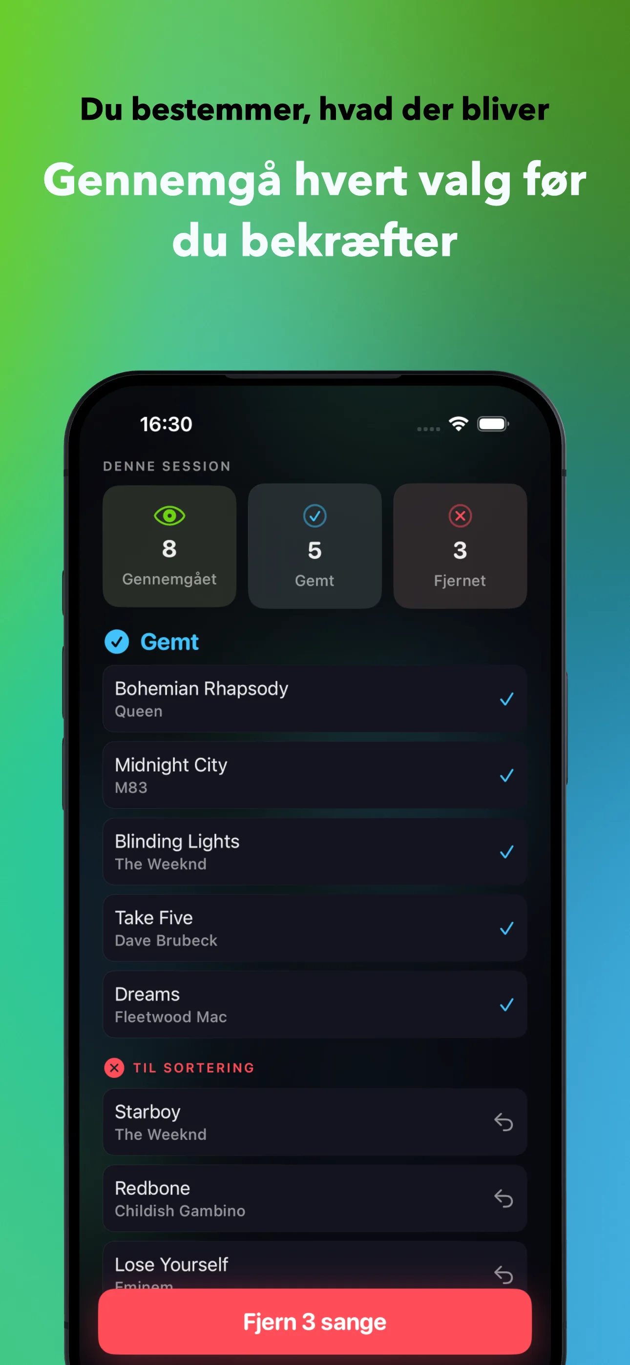 Du bestemmer, hvad der bliver