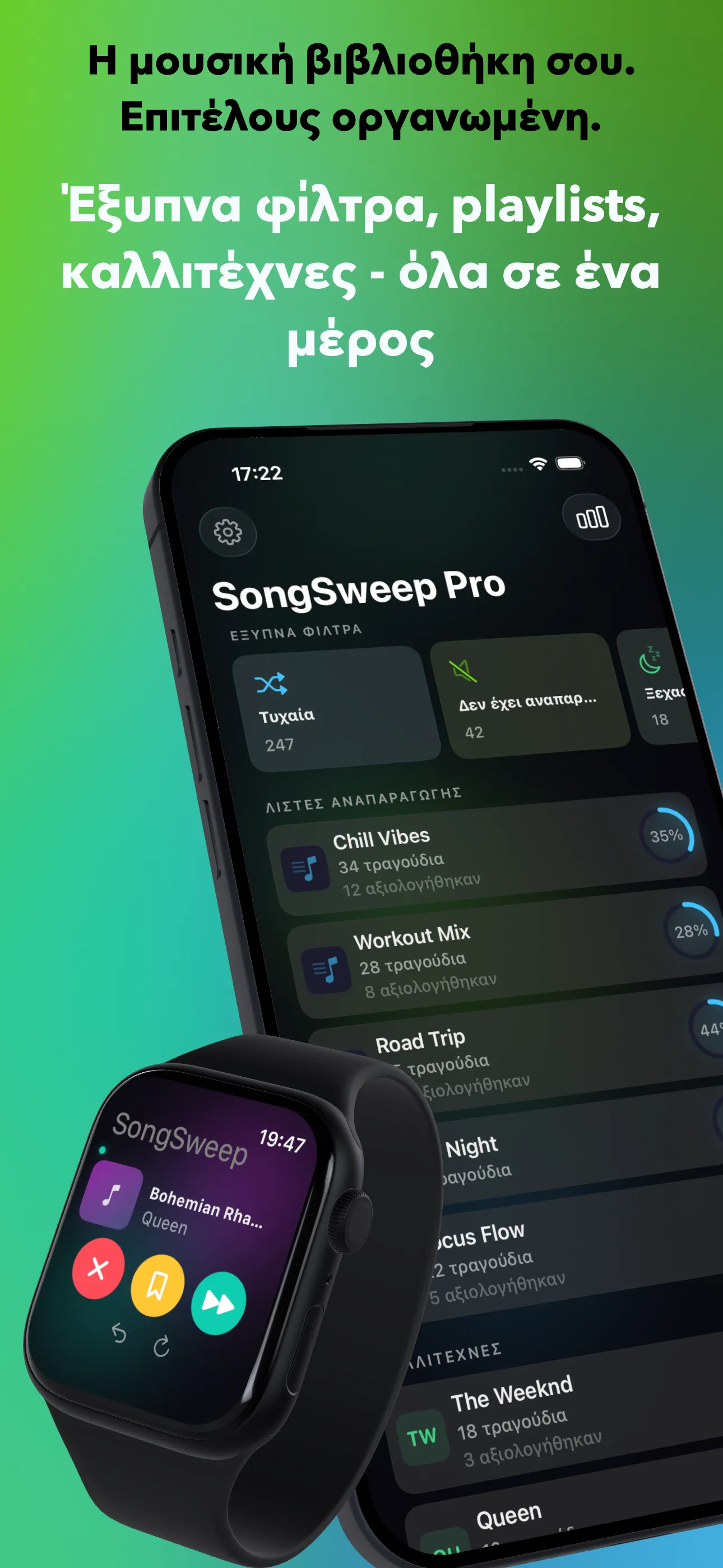 Η μουσική βιβλιοθήκη σου. Επιτέλους οργανωμένη.