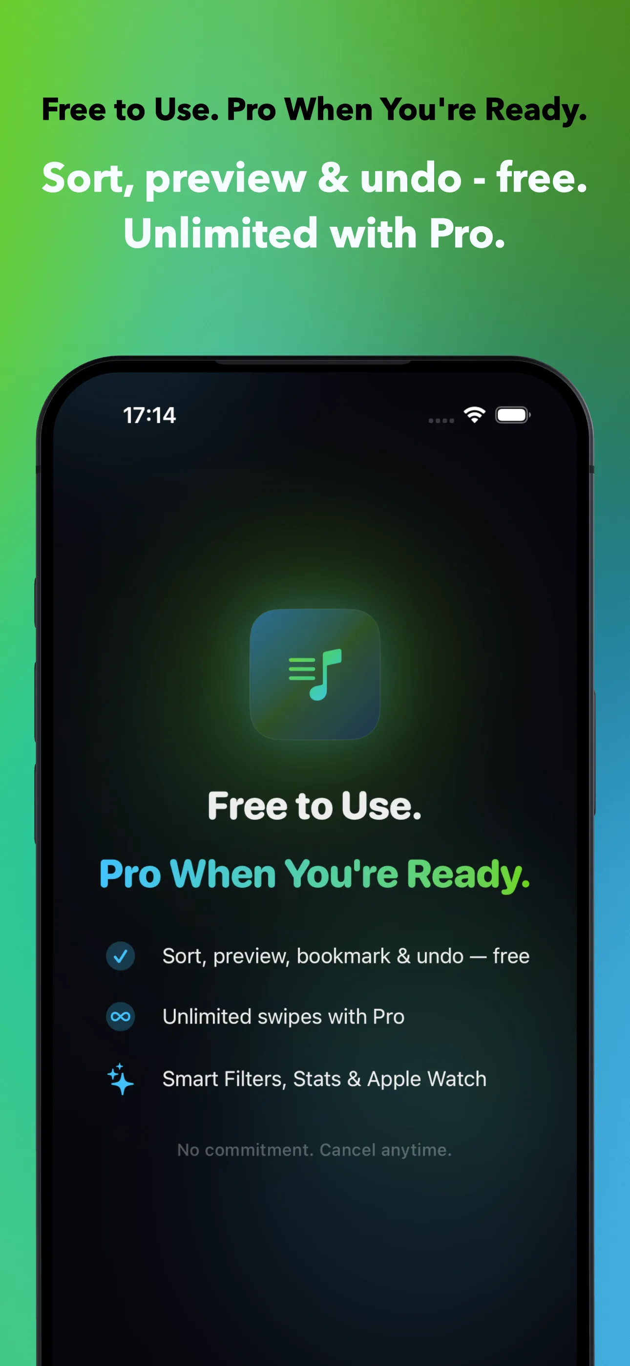 Free to Use. Pro When You're Ready.