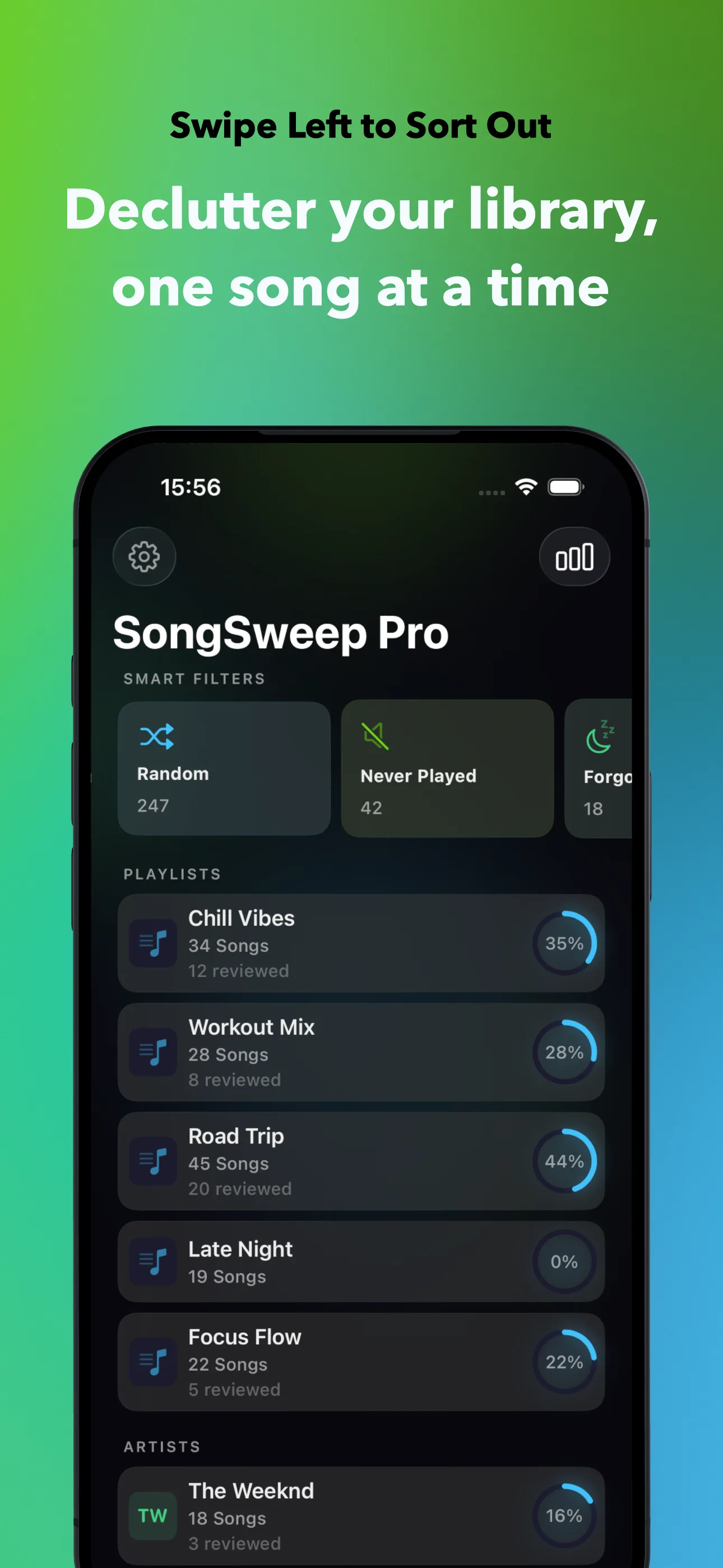 Swipe Left to Sort Out