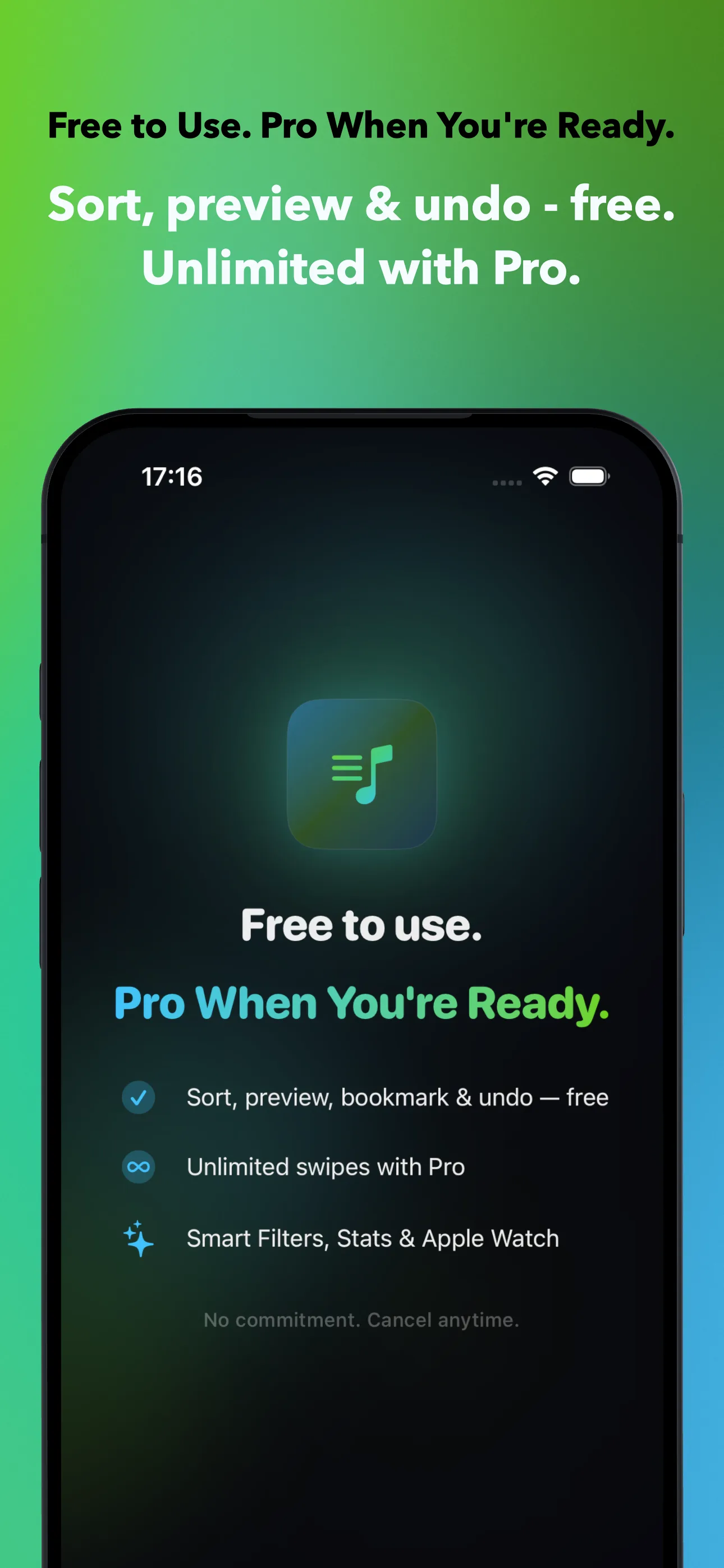 Free to Use. Pro When You're Ready.