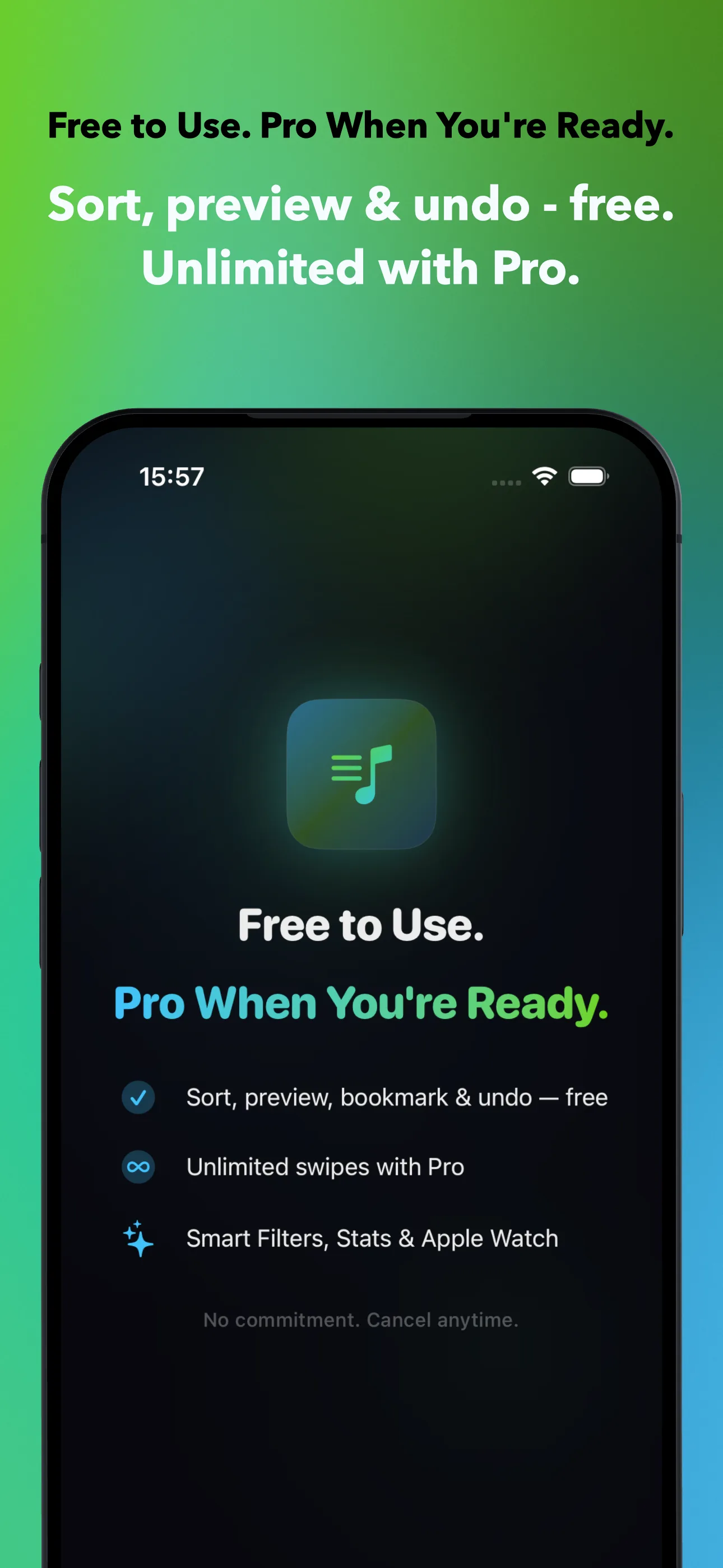 Free to Use. Pro When You're Ready.