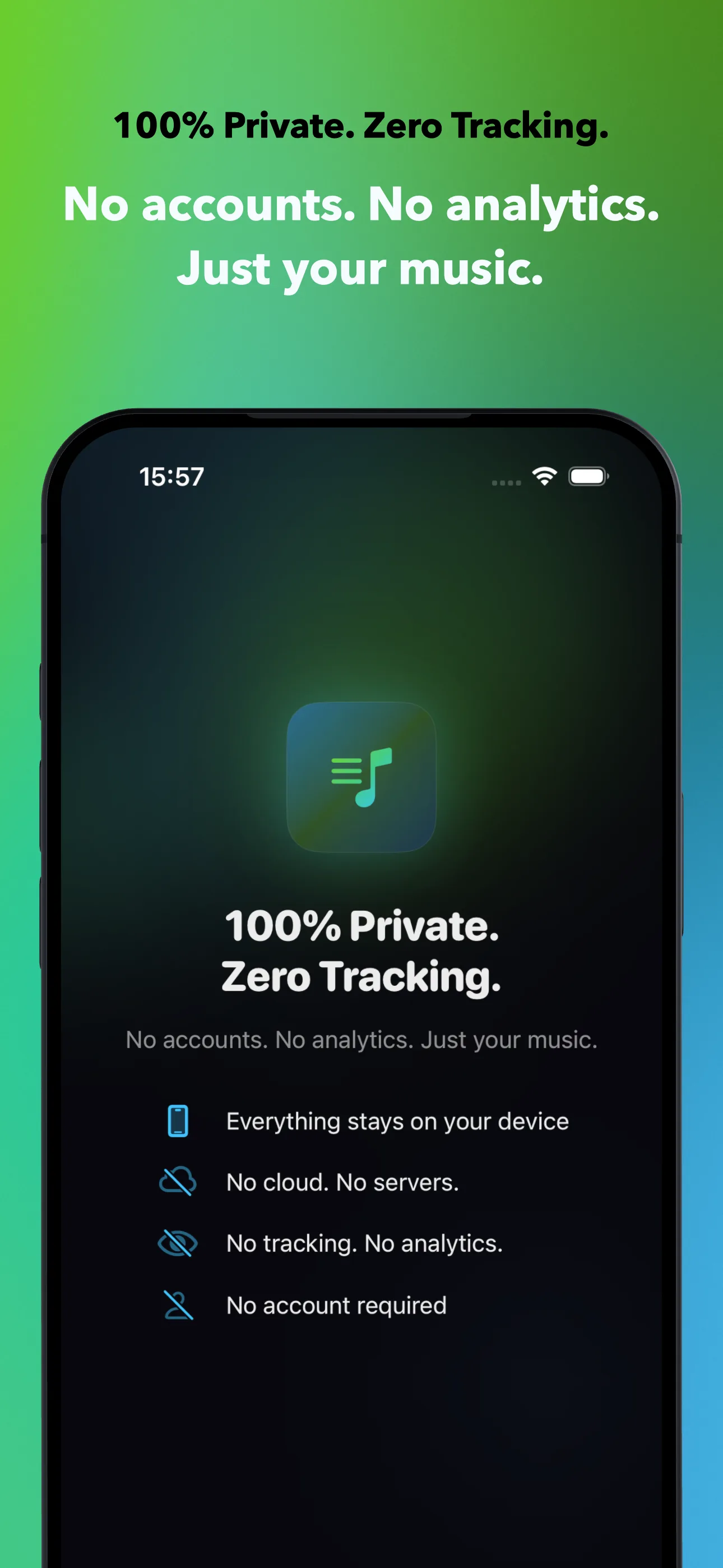 100% Private. Zero Tracking.