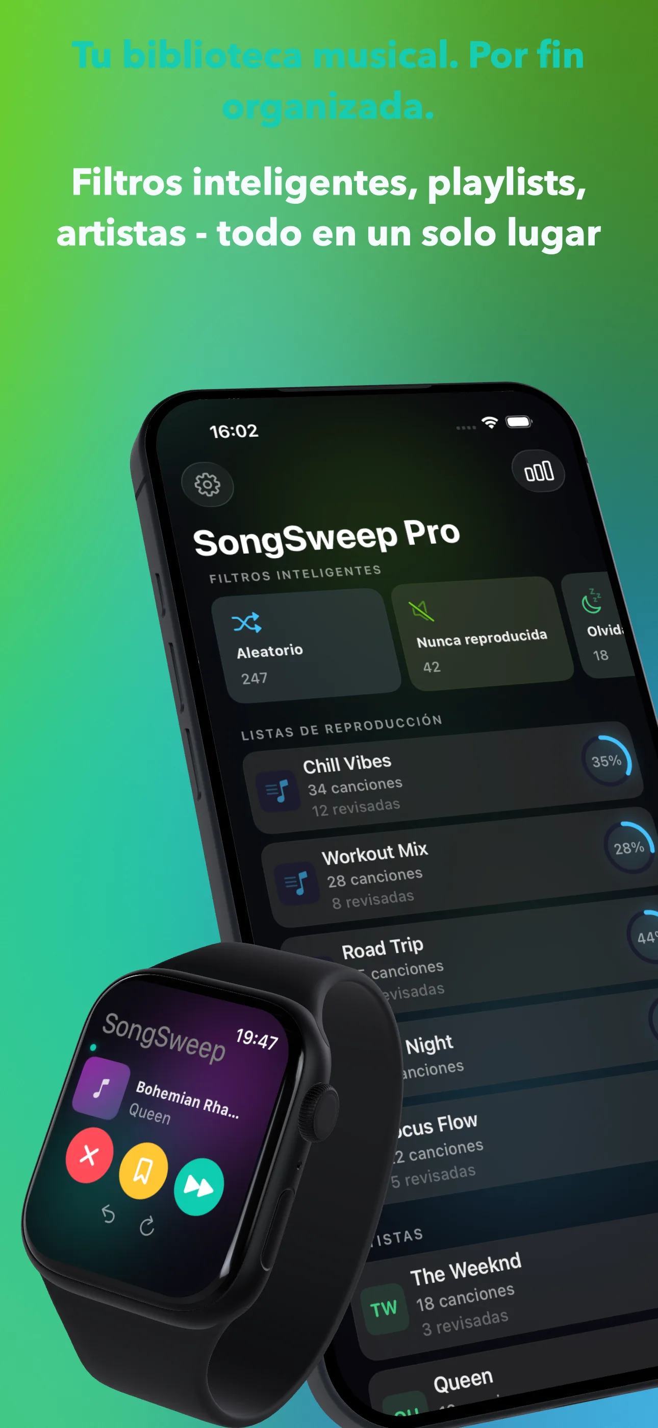 Tu biblioteca musical. Por fin organizada.