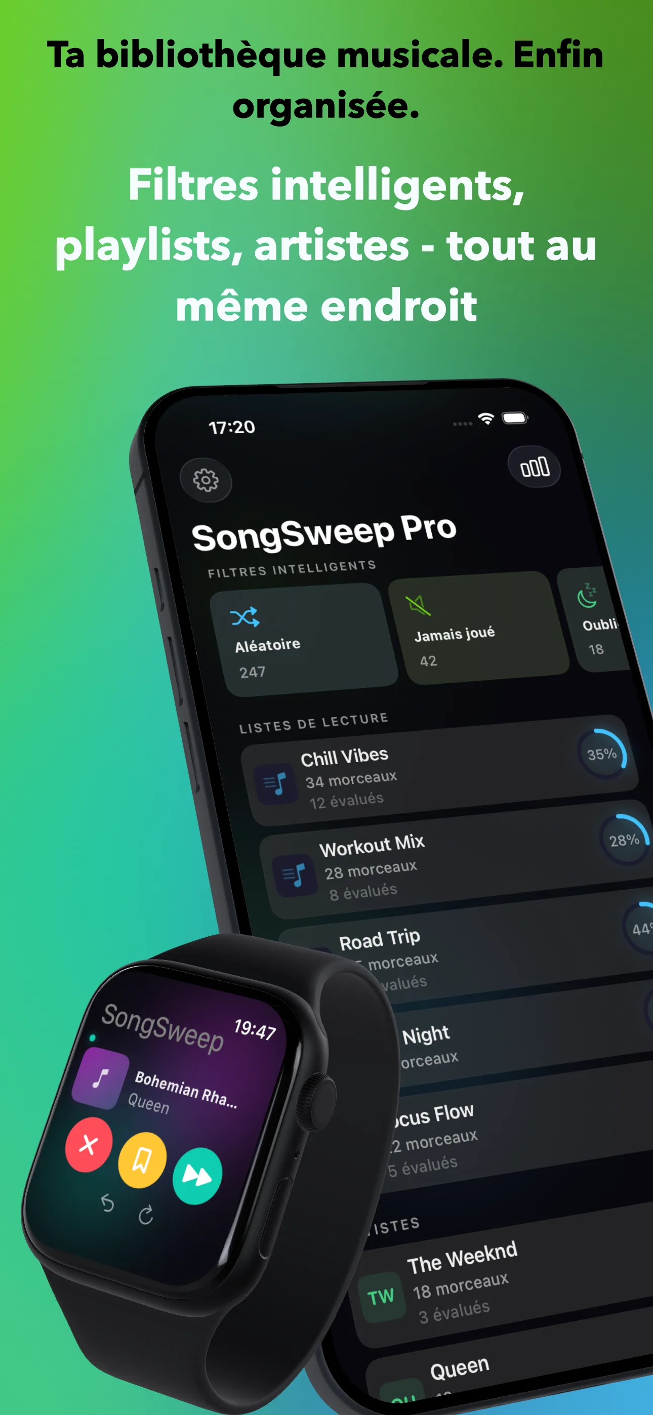 Ta bibliothèque musicale. Enfin organisée.