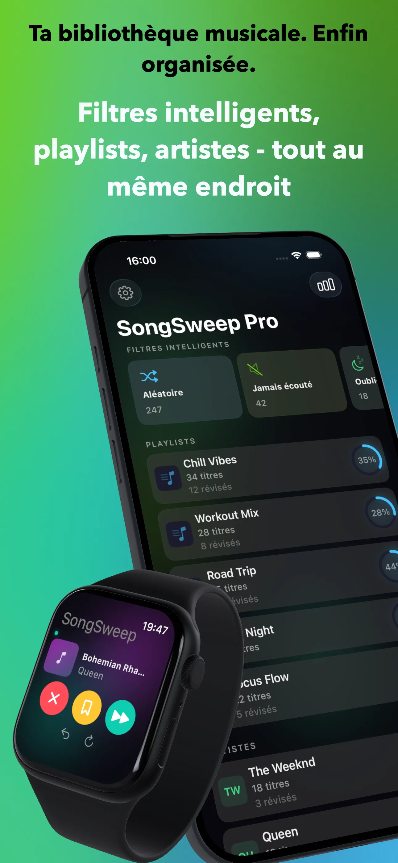 Ta bibliothèque musicale. Enfin organisée.