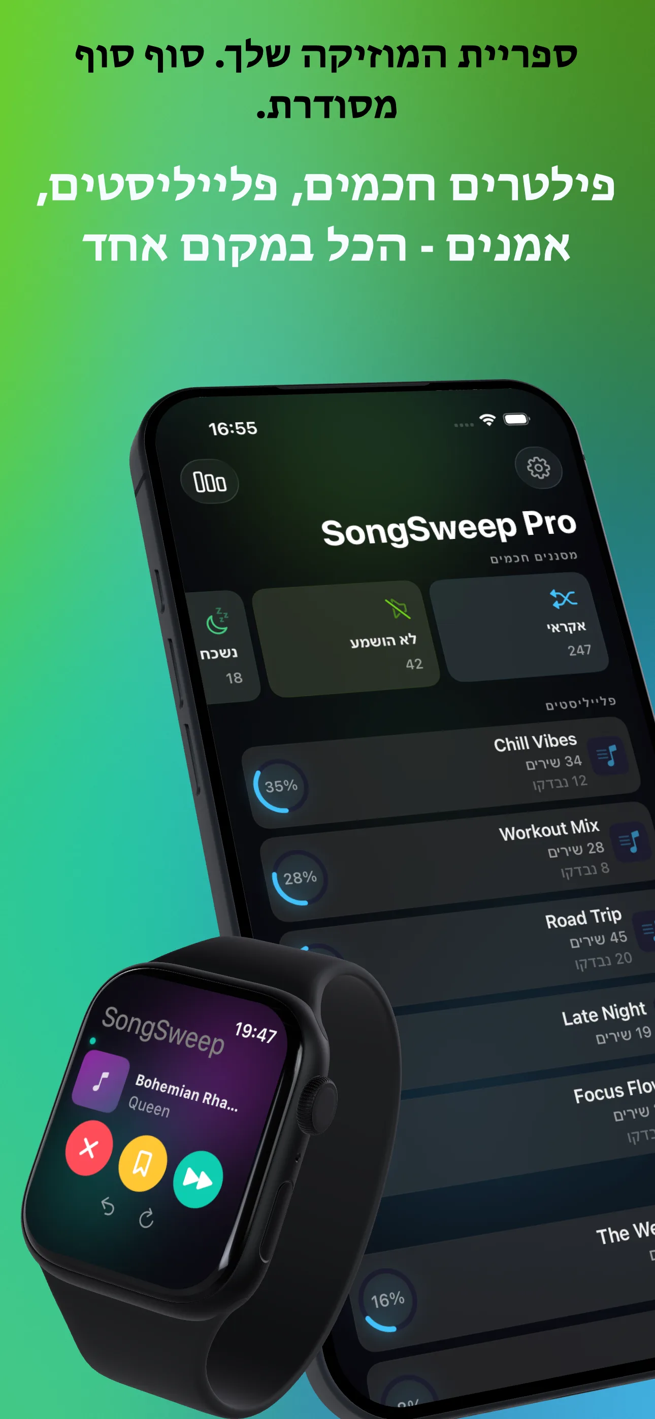 ספריית המוזיקה שלך. סוף סוף מסודרת.