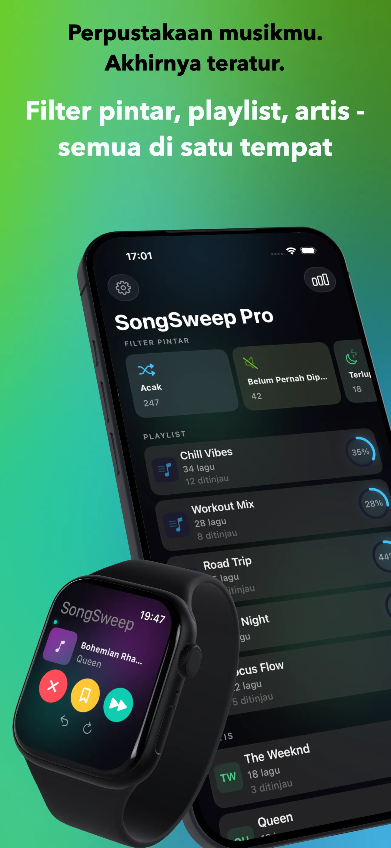 Perpustakaan musikmu. Akhirnya teratur.