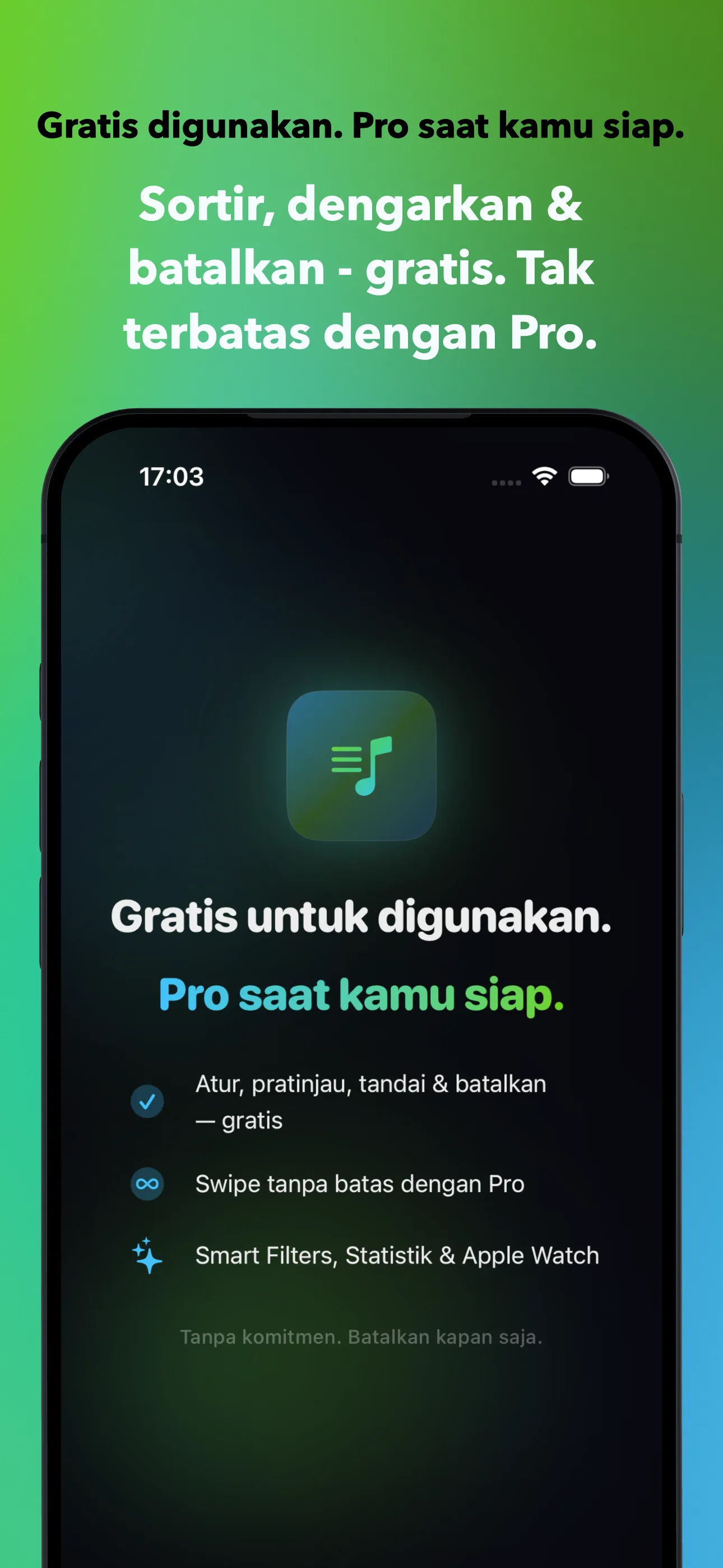 Gratis digunakan. Pro saat kamu siap.