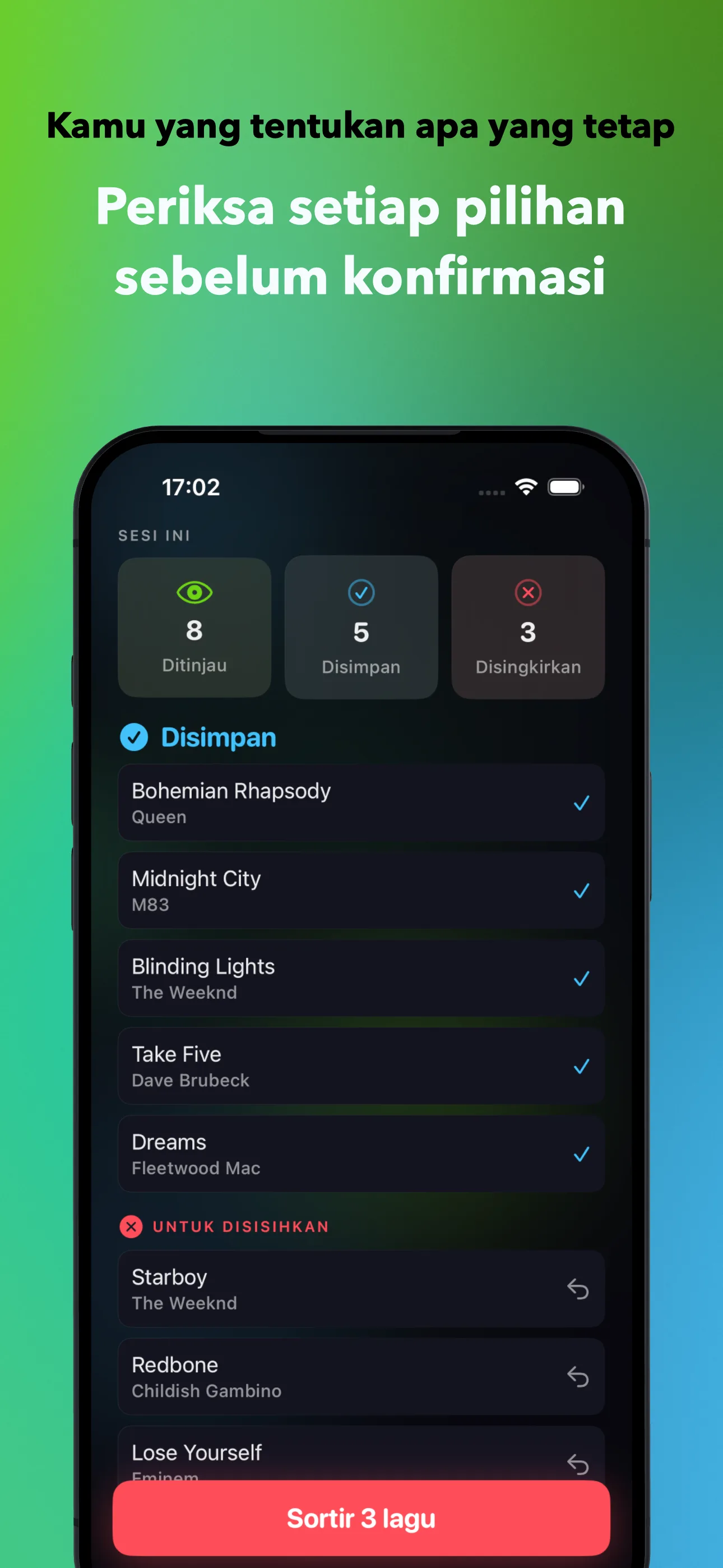 Kamu yang tentukan apa yang tetap