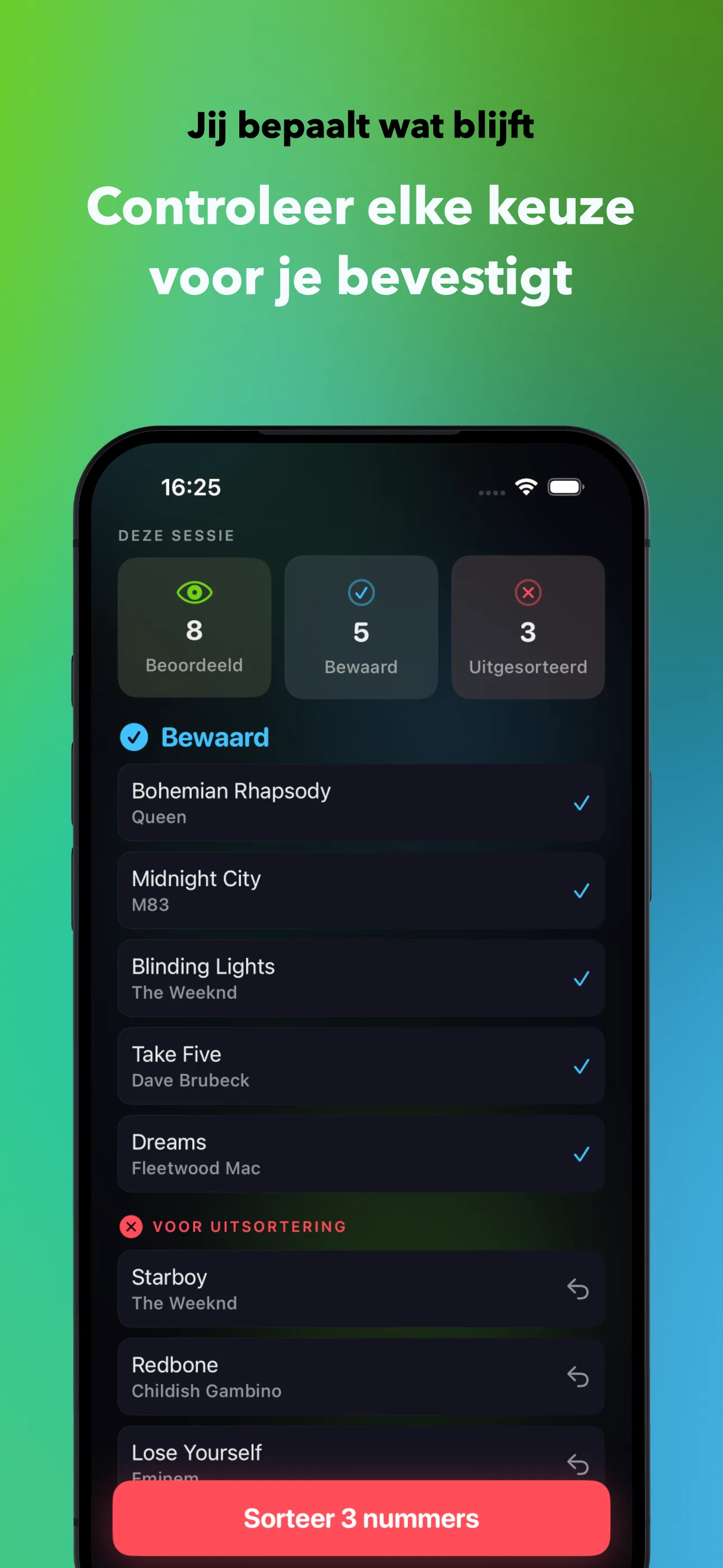 Jij bepaalt wat blijft