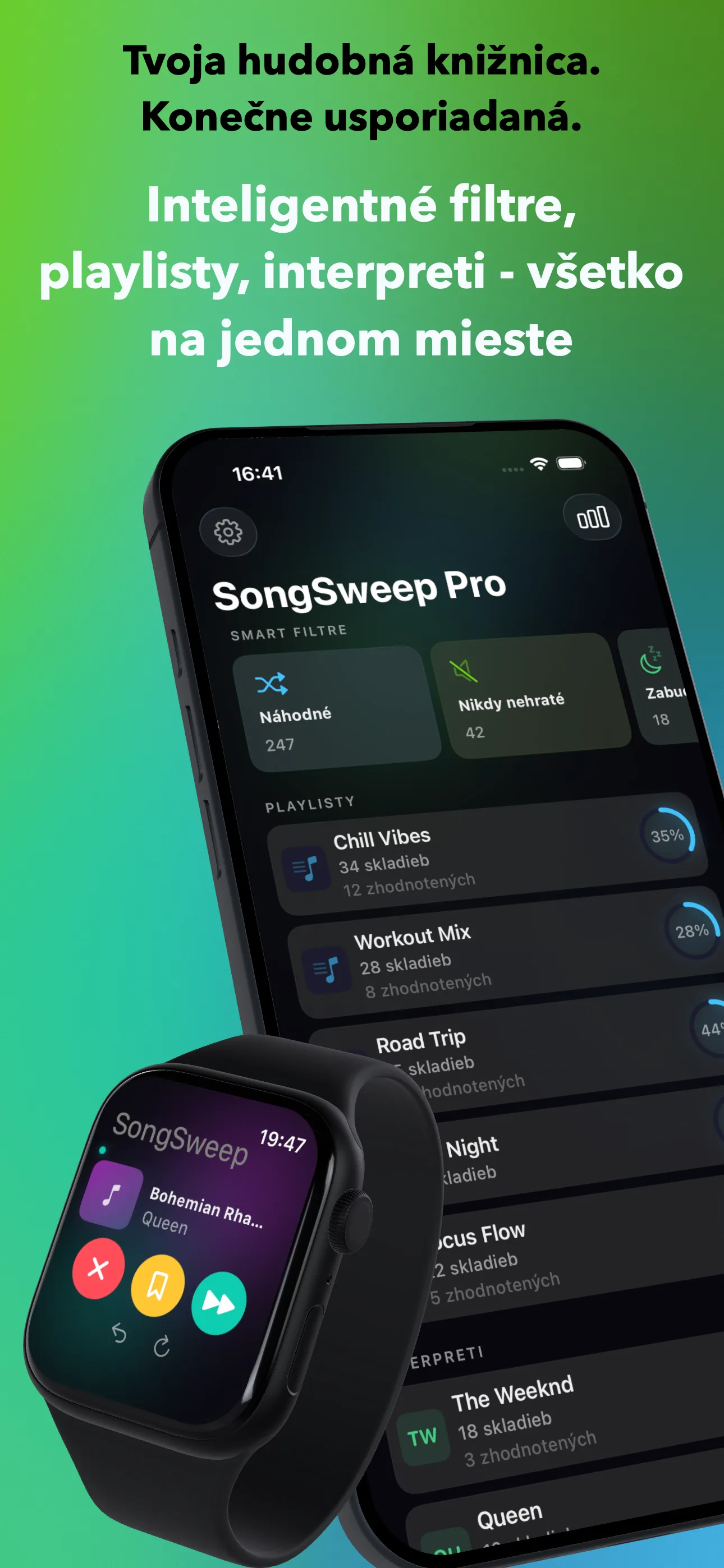 Tvoja hudobná knižnica. Konečne usporiadaná.